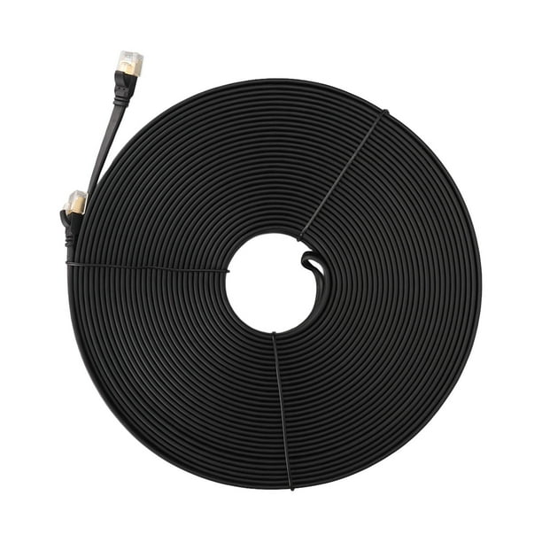 Cable Ethernet Cat8 de 40 Gbps y 2000 MHz para Internet de alta velocidad, para PC, enrutador, PS5 y PS3, 30 m