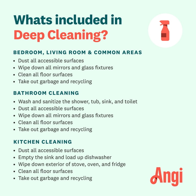 Deep Cleaning (1 Bedroom)