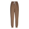thumbnail image 4 of SRZYMJ Casual Corduroy Jogger Pants for Women Loose Elastic Waist Stretch Comfy Business Lounge Trousers with Pockets, 4 of 7