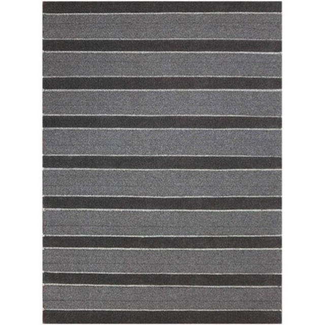 Birkdale Hand Woven Rug - Charcoal, 5 x 8 ft.