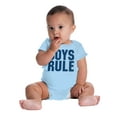 thumbnail image 6 of Boys Rule Boymom Humor Cute New Son Bodysuit Jumper Boys Infant Baby Brisco Brands 12M, 6 of 7