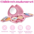 thumbnail image 2 of Caja De Maquillaje Profesional De Princesa, Juego De Maquillaje Lavable Para Niños Reales, Juguetes Para Jugar A Las Casitas Noticed FN003144-00, 2 of 6