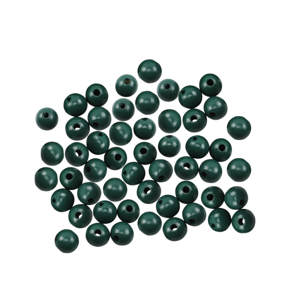 HOMEMAXS 100pcs DIY Wood Beaded Loose Beads Crafts DIY Beads Jewelry