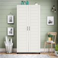 thumbnail image 2 of Loxley 36" Wide 2 Door Shiplap Cabinet, White, 2 of 9