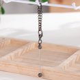 thumbnail image 1 of DIY Handmade Beaded Keychain Metal Key Chain Jewelry Mug Charms Decorative Beadable Buckle Women's Bag Pendant Key Accessory Gift, 1 of 4