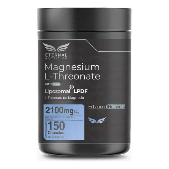 L-Treonato de Magnesio Liposomal Eternal Nutrition 150 Cápsulas 2100 mg