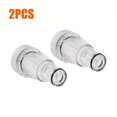 thumbnail image 5 of MesaSe 2pcs  Universal Quick Connect Nozzle And Filter Attachment Set For Pressure Washers  External Water Inlet With Nut  Clear Acrylic  1.18in Diameter  2.52in Length, 5 of 5