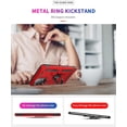 thumbnail image 3 of Tianle for Samsung A52 Case, Galaxy A52 Case with HD Screen Protector, Military-Grade Ring Holder Kickstand Car Mount 15ft Drop Tested Shockproof Cover Phone Case for Samsung Galaxy A52, Red, 3 of 7