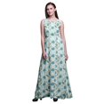 thumbnail image 1 of Bimba Robe de Soirée Teinture sur Nœuds pour Femmes à Col Rond Imprimée Sans Manches - XX-Grand, 1 of 1