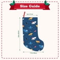 thumbnail image 3 of Lsque Colorful Ocean Shark Pattern 18 Inch Christmas Stockings, Festive Holiday Stocking for Christmas Decorations Holiday Decor, 3 of 7