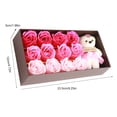 thumbnail image 4 of Jabón Rosa Flor 12 Oso De Peluche Regalo Romántico Del Día De San Valentín, 4 of 7