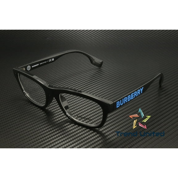 BURBERRY BE2385U 3001 Black Demo Lens 54 mm Men's Eyeglasses