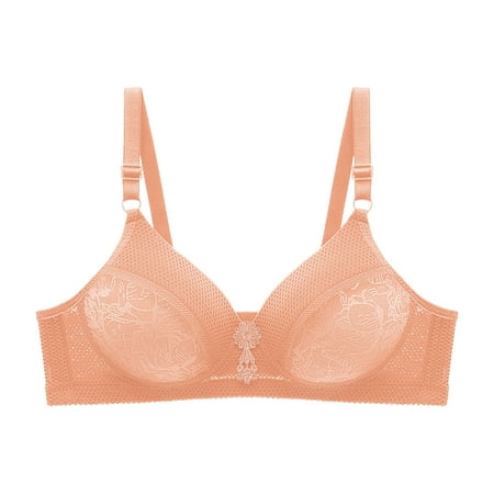 

CAICJ98 Lingerie for Women Womens Push Up Bra Thin Breathable No Steel Ring Underwear Women Bra Push up (Pink 85B)