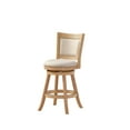 thumbnail image 3 of Boraam Melrose Counter Height Swivel Wood Kitchen Bar Stool - Creme Wire-Brush Finish, 3 of 7