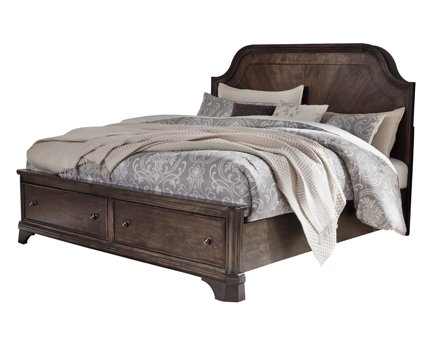 Signature Design by Ashley Adinton Brown Wood Queen Panel Headboard