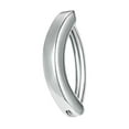 thumbnail image 2 of Belly Piercing Hoop 10mm Curved Belly Button Argent, 2 of 9