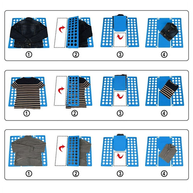 Clothes Folder Folding Board Laundry Organizer Adult T Shirt Fast