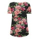 thumbnail image 5 of ICHUANYI Clearance Women's Fashion Printed Tank Top Round Neck Loose Short Sleeve Pullover Top(Red, L) ICHUANYI WER2023081017112, 5 of 5