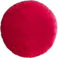 thumbnail image 1 of Solid Color Round Throw Pillow Sham, Round Pillow Covers for Home Decoration, Soft Warm Pillow Case (Red), 1 of 1