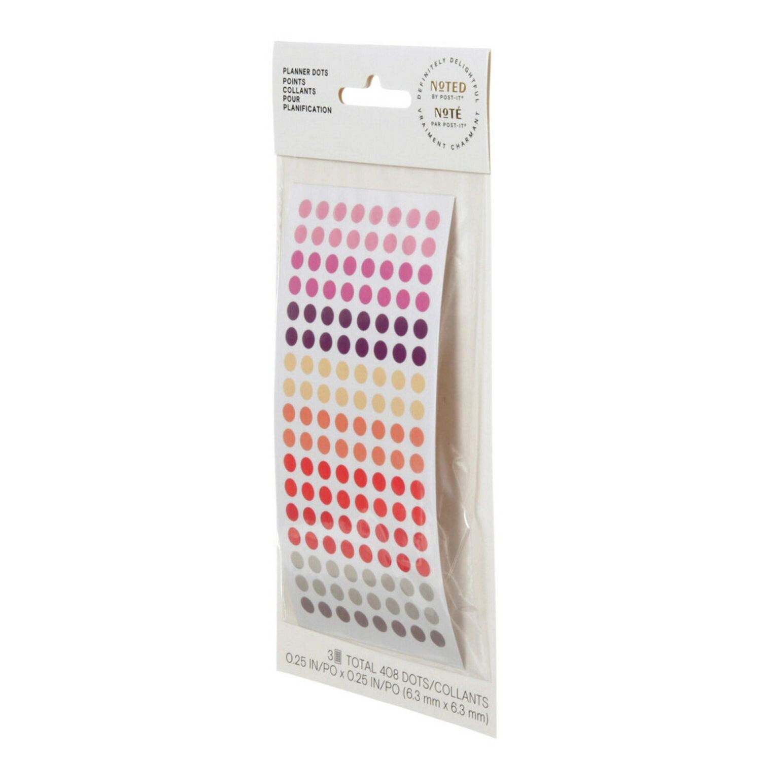 Post-it® Planner Dots NTD-PD-PP-EF, .25 in x .25 in (6.3 mm x 6.3 mm)