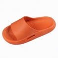 thumbnail image 2 of kpoplk Toddler Little Kids Slide Sandals Dinosaur Beach Pool Shower Slides Anti-Slip Home Bath Slippers Cute Summer Outdoor Shoes(Orange,24), 2 of 3