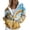 Sky Blue, variant on Bovemsi Sweatshirt for Women Women's Fashion Casual Letter Print Hooded With Zipper Zip Up Hoodie