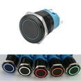 thumbnail image 3 of Waterproof 22Mm Metal Push Button Switch Momentary Type With Ring Led Light For Machinery And Marine Applications, 3 of 9