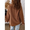 thumbnail image 3 of Vintage Cinnamon Fleece Lined Corduroy Jacket with Buttoned Flap Pockets | [ZhiHiMeRi] | L, 3 of 8