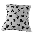 thumbnail image 2 of Cotton Paw Prints Animal Print Decorative Throw Pillow/Sham Cushion Cover, 2 of 3