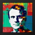 thumbnail image 2 of Stephen Chambers 12x12 Black Modern Wood Framed Wall Art Titled - Macron 1, 2 of 6