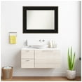thumbnail image 4 of Amanti Art Custom Wall and Bathroom Mirror (28.75 x 37.75 in.), Mezzanine Espresso Frame, 4 of 7