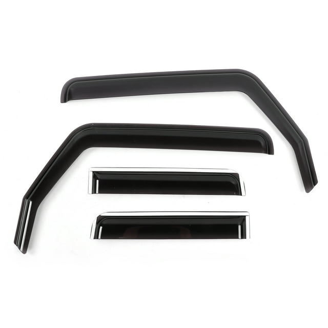 Acrylic Side Window Deflectors Ventilation Visor Rain Guard Fit for Jeep Wrangler JL 2018 ‑ 2020