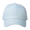 thumbnail image 4 of XIAOCHA Womens Embroidered Baseball Cap Adjustable Hat Band Outdoor Dad Hat,Light Blue, 4 of 4
