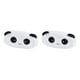 thumbnail image 4 of Monstrate Estuche para lápices Panda suave y liviano, estuche para lápices de felpa suave multifuncional de amplia aplicación, Panda blanco panda blanco 2Conjunto, 4 of 6