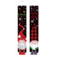 thumbnail image 1 of Decoración Navideña yuxing para Porche Letreros de Gnomo Navideño Pancartas de Bienvenida para Puerta Color Negro y Rojo, 1 of 5