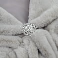 thumbnail image 6 of UJNDER Women's Winter Shawl Elegant for Wedding Bride and Formal Occasions Grey M, 6 of 7