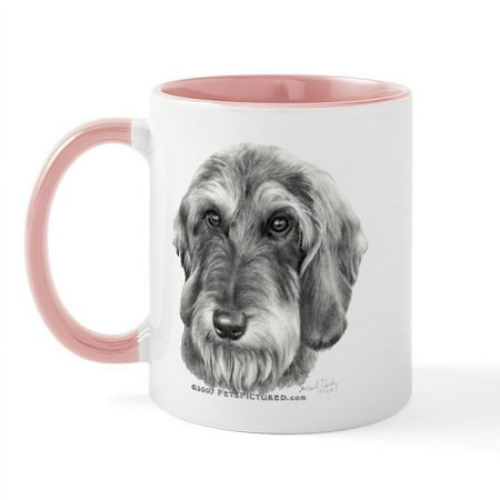 

CafePress - Wire Haired Dachshund Mug - 11 oz Ceramic Mug - Novelty Coffee Tea Cup