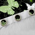 thumbnail image 4 of Feelyou Bohemian Butterfly Kids Black Out Curtains, Rustic Flower Floral Curtains Pack of 2 (42x63 Each), Dreamy Animal Green Bedroom Curtains, Curtains and Drapes Home Decor, 4 of 6