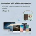 thumbnail image 3 of Retro Bluetooth Speaker, Vintage Decor, Small Wireless Bluetooth Speaker, Cute Old Fashion Style for Kitchen Desk Bedroom Office Party Outdoor Kawaii for Android/iOS Devices (Blue), 3 of 18
