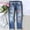 A1 Blue, variant on 4th of July Jeans for Women American Flag Pants American Flag Denim Pants Patriotic Pants for Women Memorial Day Memorial Day Outfits for Women Blue L