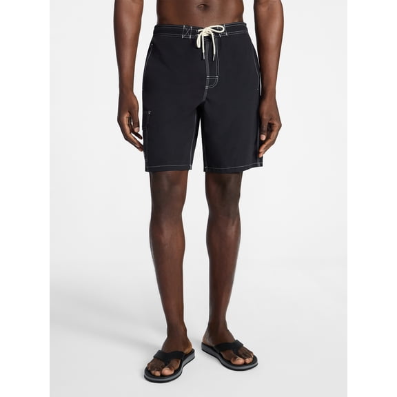 George Men's and Big Men's Cargo E Board Swim Shorts, Sizes S-3XL