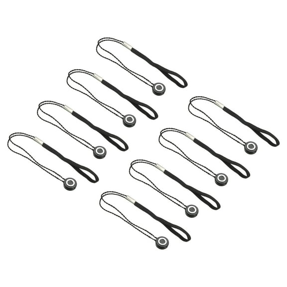 REGALWOVEN Camera Lens Cap Leash, 8Pcs Nylon Elastic Adhesive Cap Cover