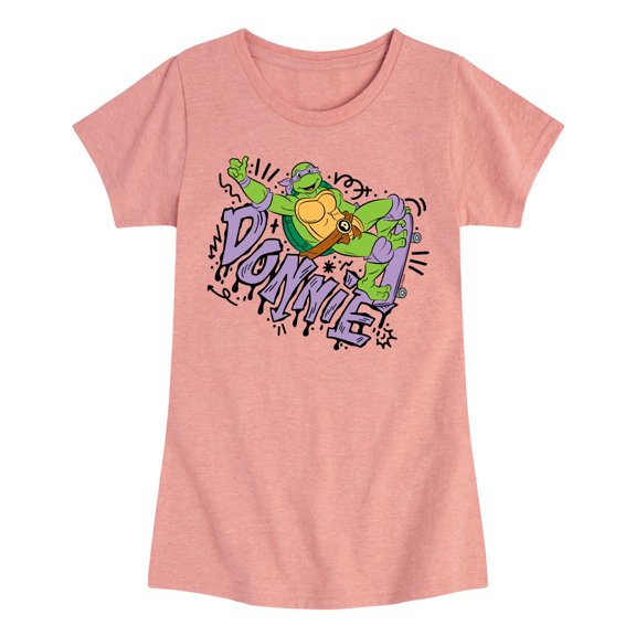 Teenage Mutant Ninja Turtles  - Donnie  - Toddler & Youth Girls Short Sleeve Graphic T-Shirt