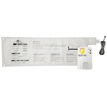 Fall Guardian 1000 Monitor and 10"x30" 1 year bed sensor pad