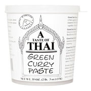 A Taste of Thai Green Curry Paste, 35 Ounce -- 3 per case.