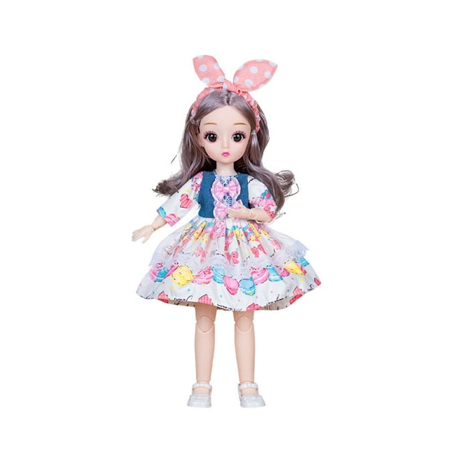 C 30Cm Doll With Modern Clothing, Poseable Body For Role Play And Gift Giving, Interactive Fashion Doll For Kids