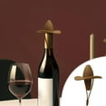 thumbnail image 4 of Tapón de botella de vino Conservador de frescura de doble sellado | Diseño de sombrero de uva | Plástico a prueba de fugas | Se adapta a botellas de vino, cerveza, aceite, vinagre | 3 opciones de, 4 of 4