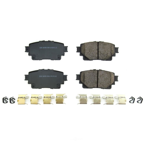 Power Stop 17-2305 Rear Z17 Low-Dust Ceramic Brake Pads with Hardware