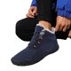 thumbnail image 4 of Botines Minimalistas Botas Invierno Felpa Sin Deslizamiento para Hombres Mujeres (oscuridad 45) Azul, 4 of 9