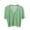 Green, variant on Women's Button down Cardigan Short Sleeve V Neck Ruffle Cute Comfy Crop Knit Sweater for Fall Casual,White,Free Size